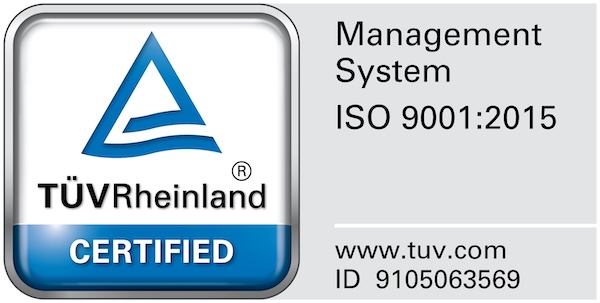 certificado TUV ISO 9001